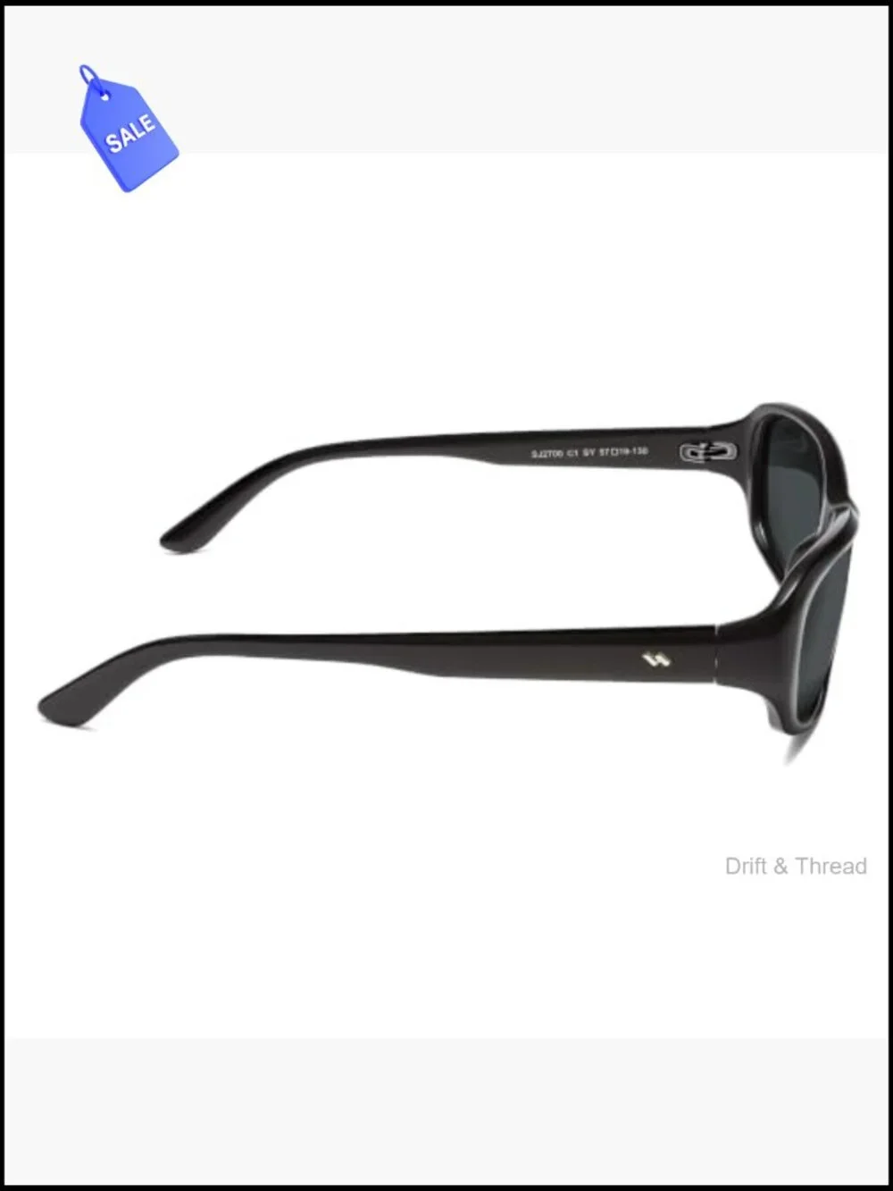 Trendy Oval Wrap Around Y2K Polarized Sunglasses UV400